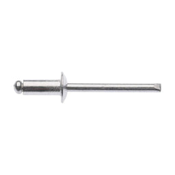 Zenith Rivet Open Aluminium 3/16"Dia - 1/4" Grip - 100 Pack