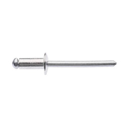 Zenith Rivet Open Aluminium 3/16"Dia - 3/16" Grip - 100 Pack