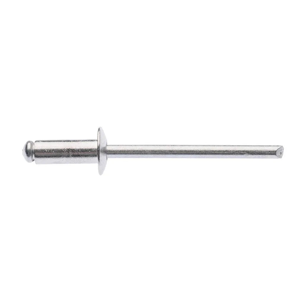 Zenith Rivet Open Aluminium 5/32"Dia - 1/4" Grip - 100 Pack