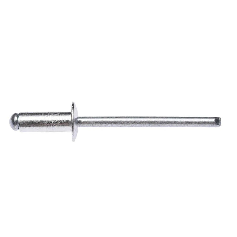 Zenith Rivet Open Aluminium 5/32"Dia - 1/4" Grip - 25 Pack