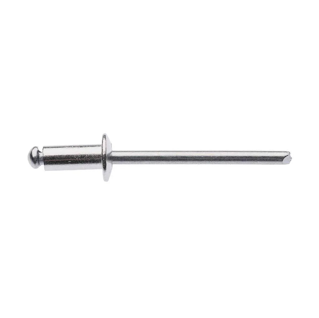 Zenith Rivet Open Aluminium 5/32"Dia - 3/16" Grip - 100 Pack