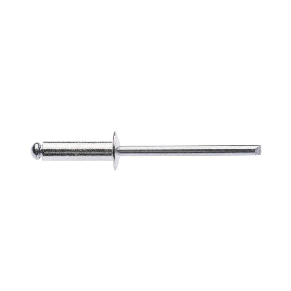 Zenith Rivet Open Aluminium 5/32"Dia - 3/8" Grip - 100 Pack