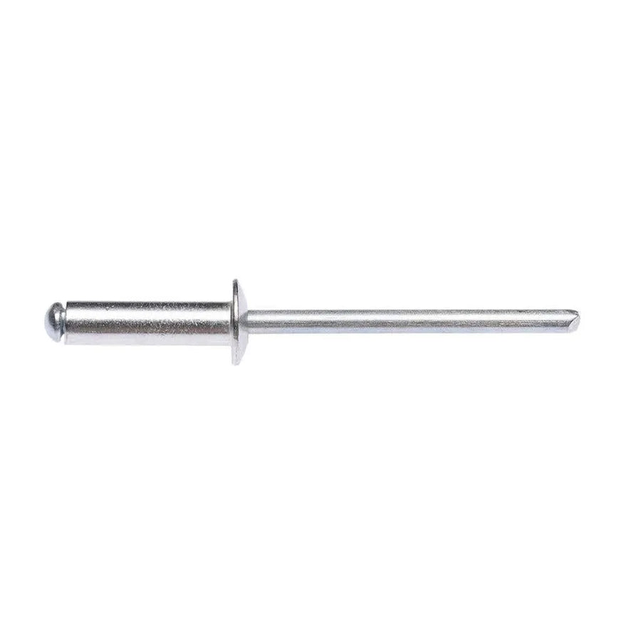 Zenith Rivet Open Aluminium 5/32"Dia - 3/8" Grip - 25 Pack