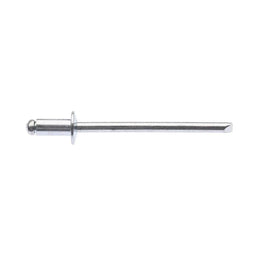 Zenith Rivet Open Steel 1/8"Dia - 1/8" Grip - 100 Pack