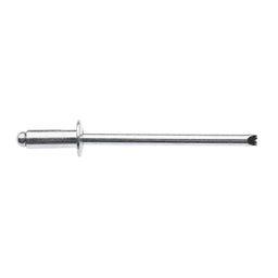 Zenith Rivet Open Steel 1/8"Dia - 3/16" Grip - 100 Pack