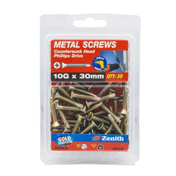 Zenith SDS Screw CSK ZP 10-24G x 30mm (50pk)