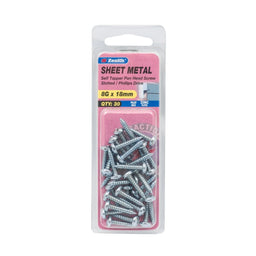 Zenith Self Tap Screw Pan ZP 8G x 18mm (30pk)