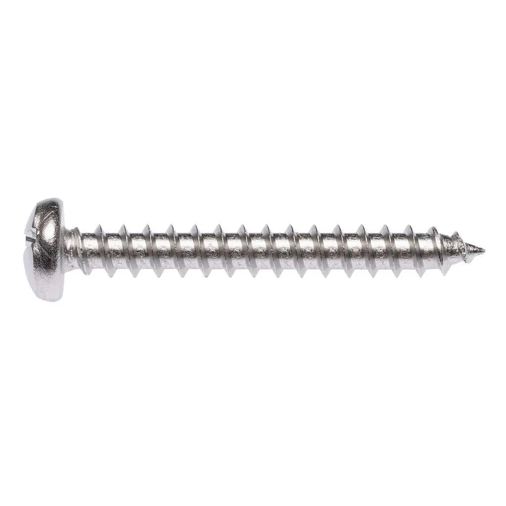 Zenith Self Tapping Screws Pan Head Stainless Steel 10g x 38mm - 50 Pack