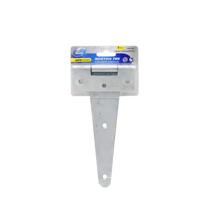 Zenith Tee Hinges 200mm (8") Heavy Duty (Scotch) Galv