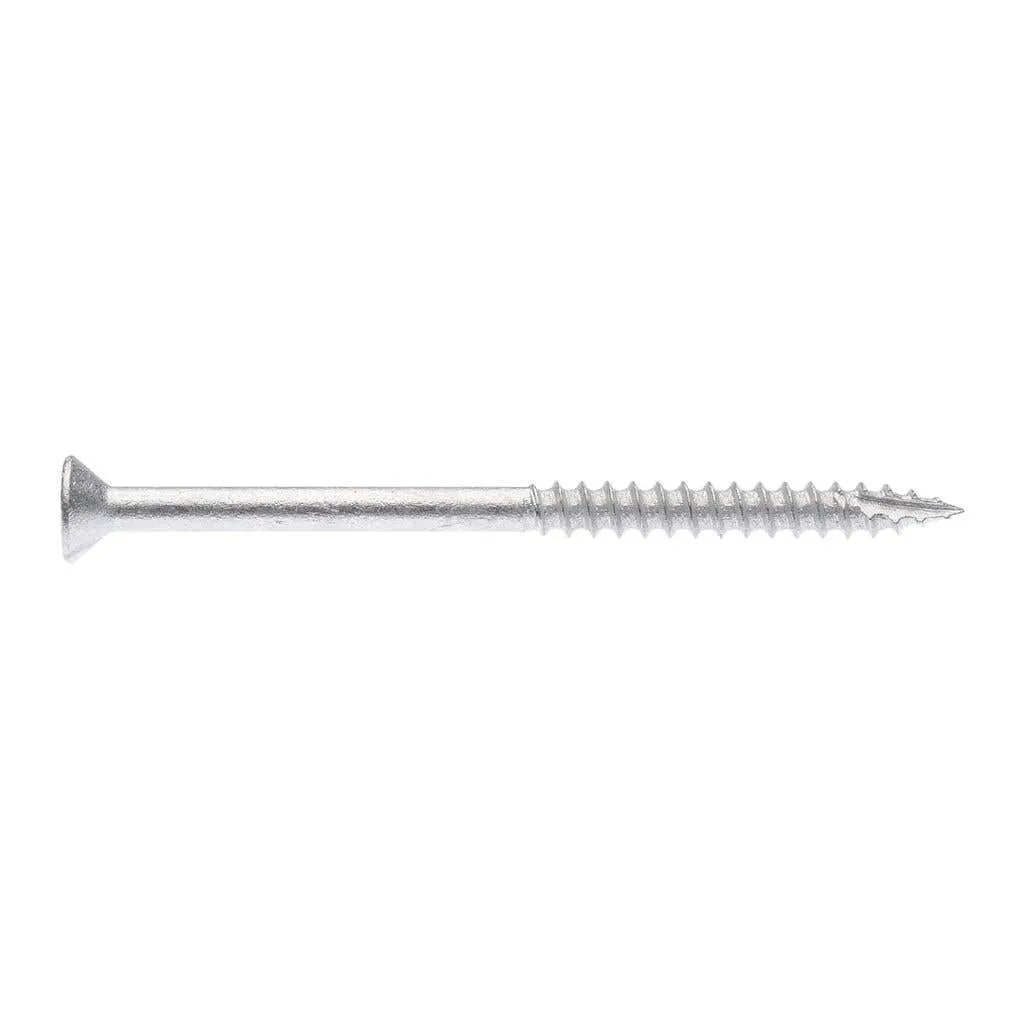 Zenith Timber Screws Countersunk Galv 10g x 75mm - 10 Pack