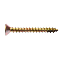 Zenith Timber Screws Countersunk Gold Passivated 10g x 40mm - 50 Pack