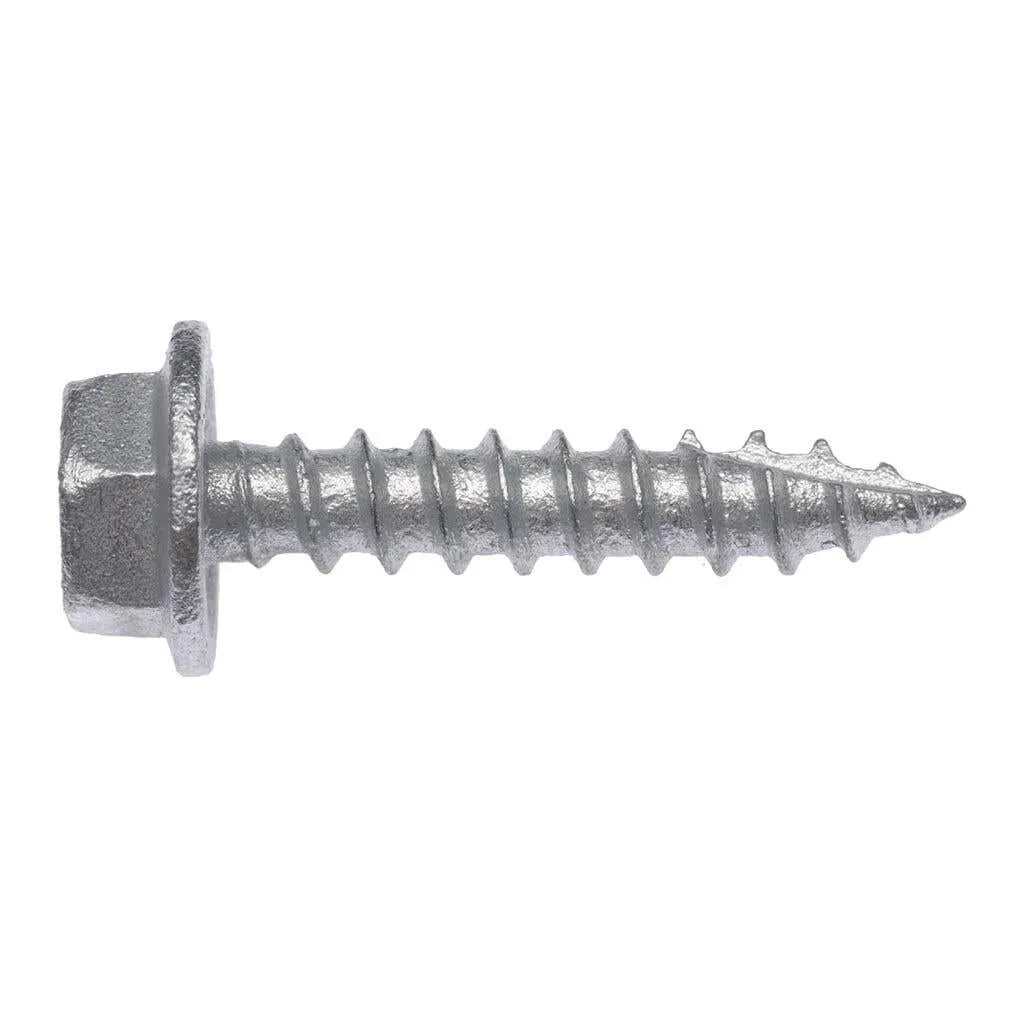 Zenith Timber Screws Hex Washer Head Galv 10g x 25mm - 50 Pack