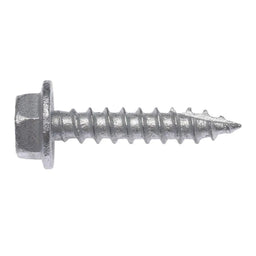 Zenith Timber Screws Hex Washer Head Galv 10g x 25mm - 50 Pack