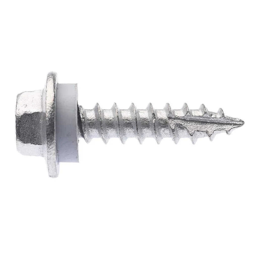 Zenith Timber Screws Hex with Seal Galv 12G x 25mm - 500 Pack