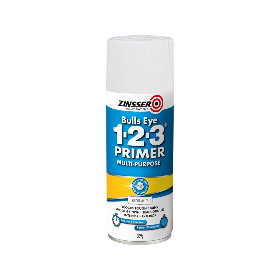 Zinsser Bulls Eye 123 White Spray 369g