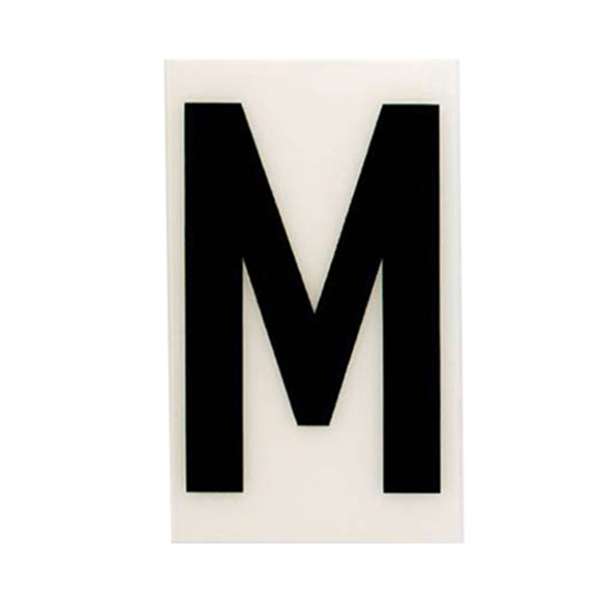 Sandleford 60mm White Self Adhesive House Letter M