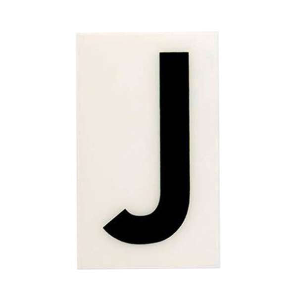 Sandleford 60mm White Self Adhesive House Letter J