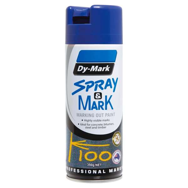 Dy-Mark 350g Blue Spray & Mark Paint