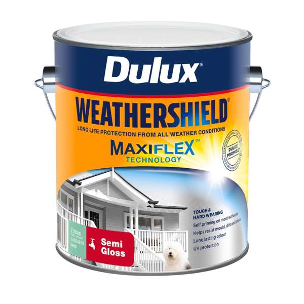 Dulux 2L Deep Semi Gloss Weathershield Exterior Paint