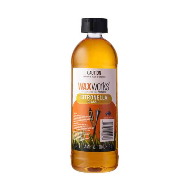 Waxworks Citronella Lamp & Torch Oil 1L