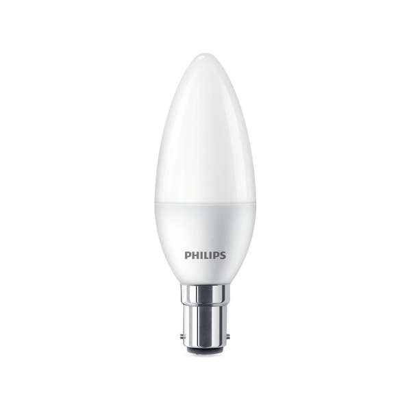 Philips Globe LED Candle 5W SBC 470LM Warm White - 2 Pack