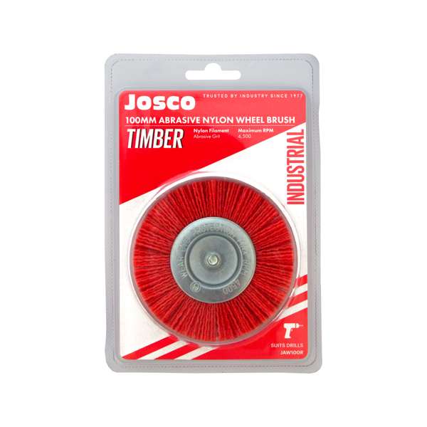 Josco Brush Wheel Nylon 100mm