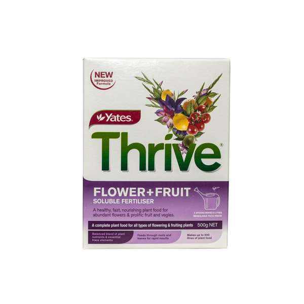 Yates 500g Thrive Flower And Fruit Soluble Plant Food