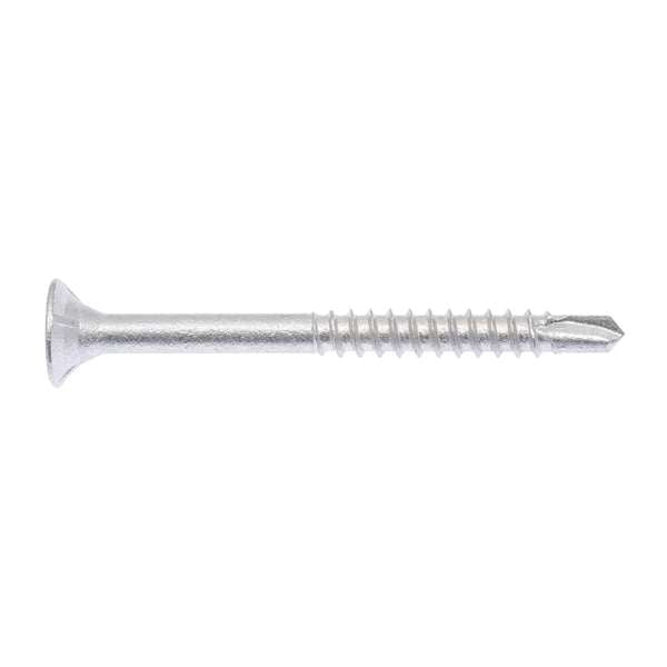 Buildex 14g x 75mm Zinc Alloy Bugle Batten Tek Screw - 100 Box