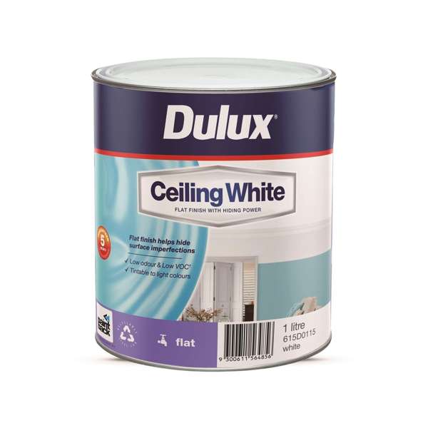 Dulux 1L White Ceiling Paint