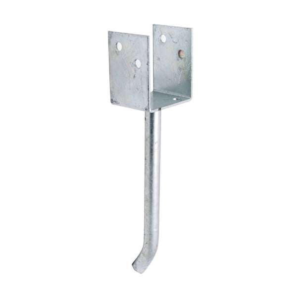 Pryda 300 x 90mm Post Anchor Solid Stem Full Stirrup M10 HD Gal Box 6