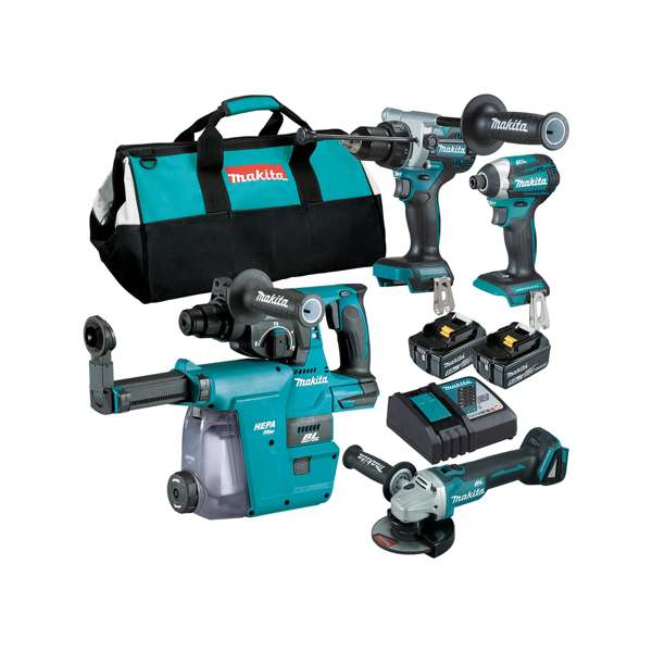 Makita Brushless 4 Piece Combo Kit DLX4148TX1