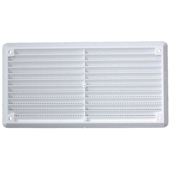 Haron Cupboard Vent Plastic White 150 x 75mm