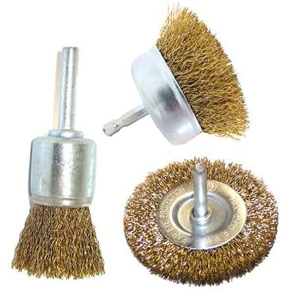 Josco Brumby Spindle Wire Brush Kit - 3 Piece