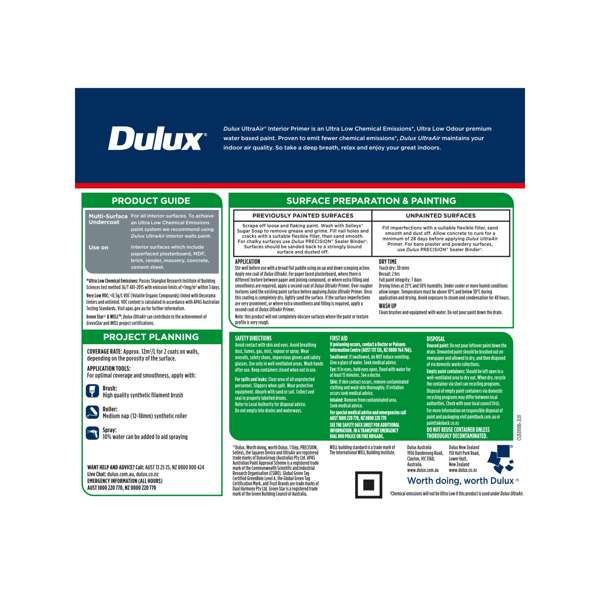 Dulux UltraAir Prepcoat