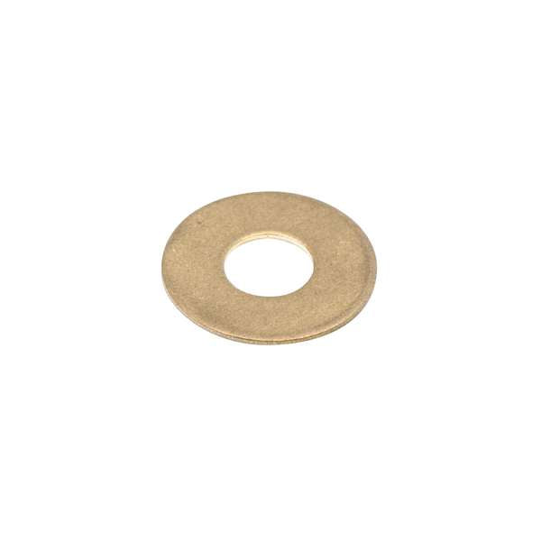 Zenith Flat Washer Solid Brass 1/4" - 12 Pack