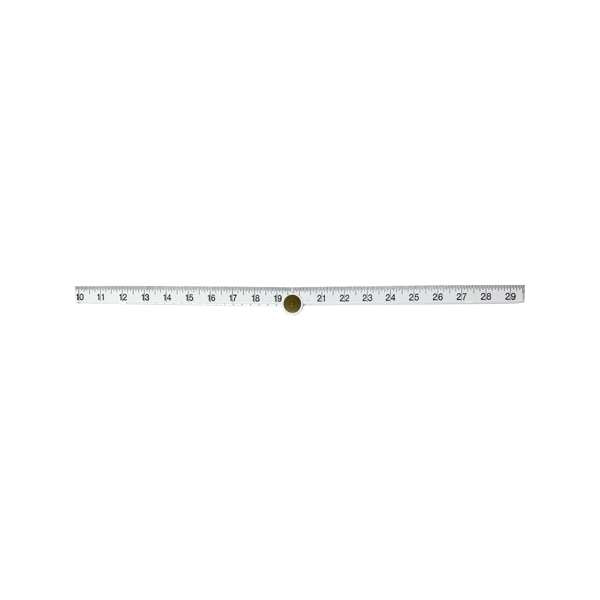 Crescent Lufkin 4 Fold Bevelled Edge Folding Ruler White 39" 1m