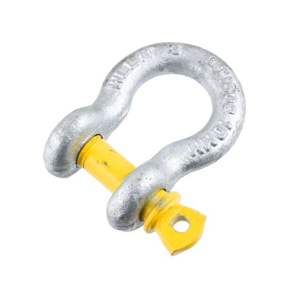 Zenith 10mm Galvanised Bow Shackle - 1 Pack