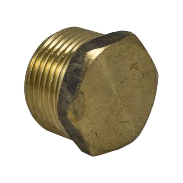 Brasshards Plug Hex Brass 20mm