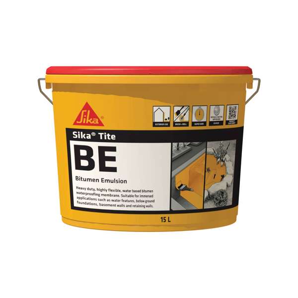 Sika SikaTite BE 15L Bitumen Waterproofer