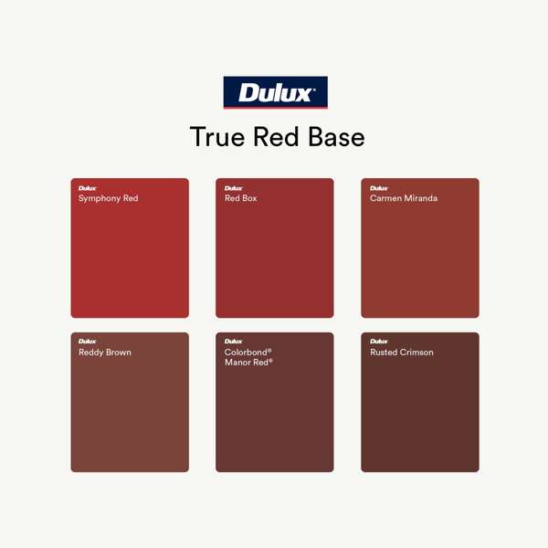 Dulux 1L True Red Gloss Weathershield Exterior Paint