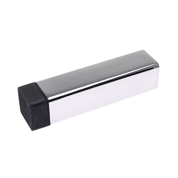 Lane Bullet Door Stop Square Polished Chrome