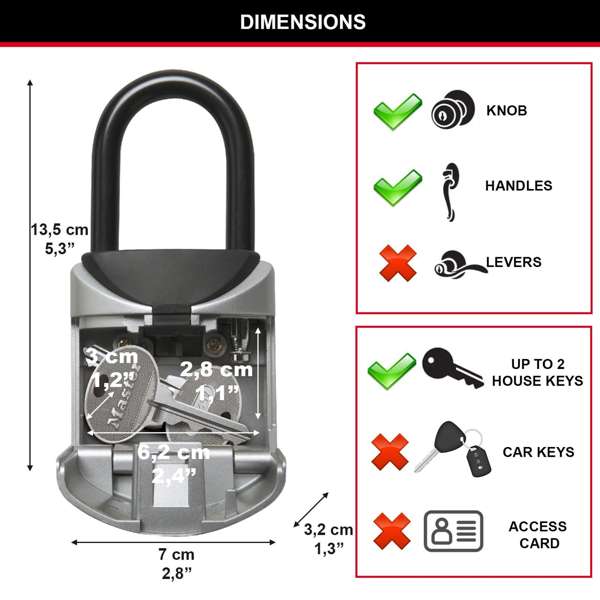 Master Lock Portable Key Safe