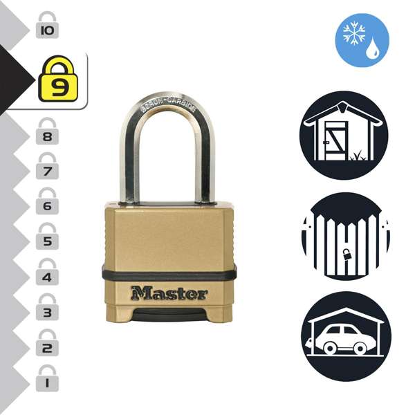 Master Lock Excell Combination Padlock 38mm