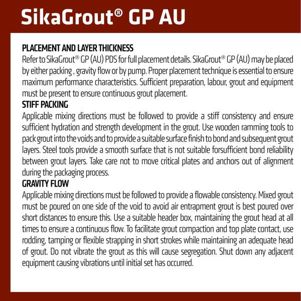 Sika General Purpose Cementitious Grout 20kg