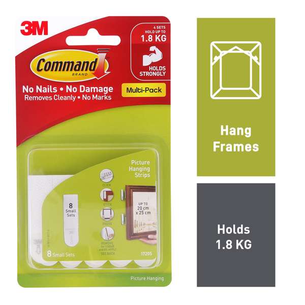 Command Picture Hanging Strips Small - 8 Pack