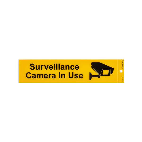 Surveillance Camera In Use Self Adhesive Sign