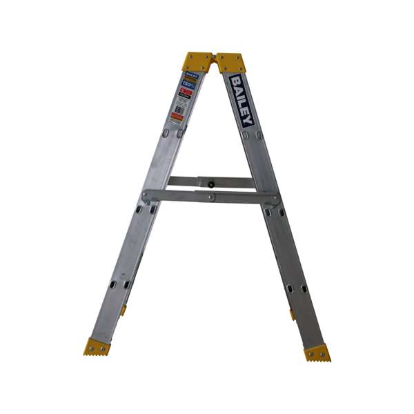 Bailey Pro Punchlock Double Sided Aluminium Ladder 150kg Industrial 4 Step