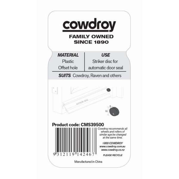 Cowdroy Replacement Cam Disc for CM3