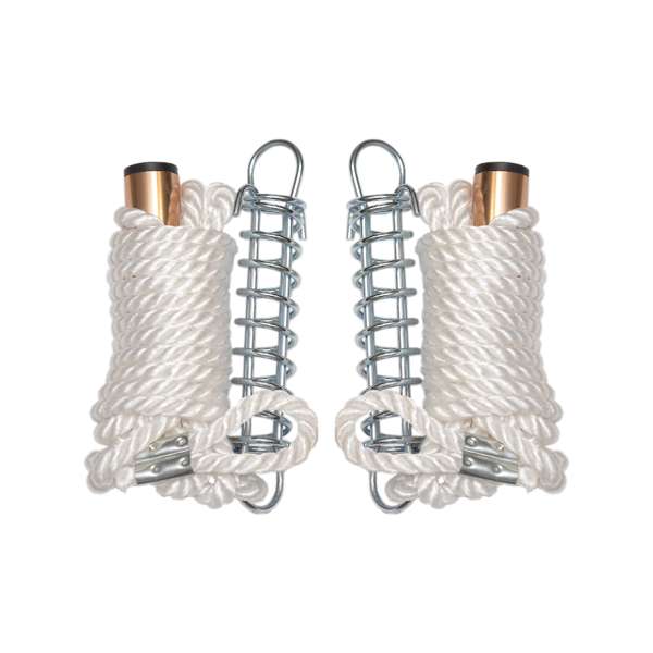 Polytuf Guy Rope with Runner & Trace Spring White