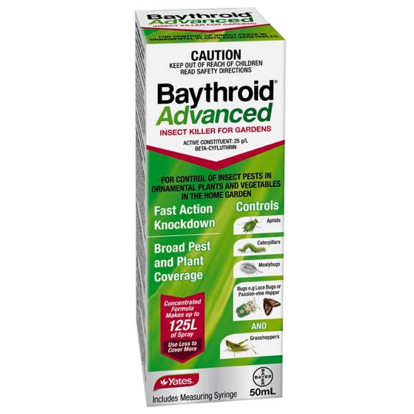 Yates 50ml Baythroid Advanced Insect Killer For Gardens